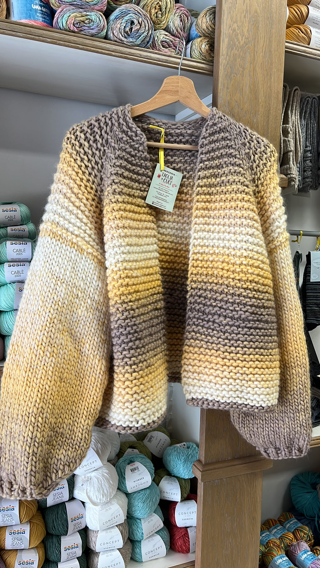 Maxi Cardigan GIRASOLE